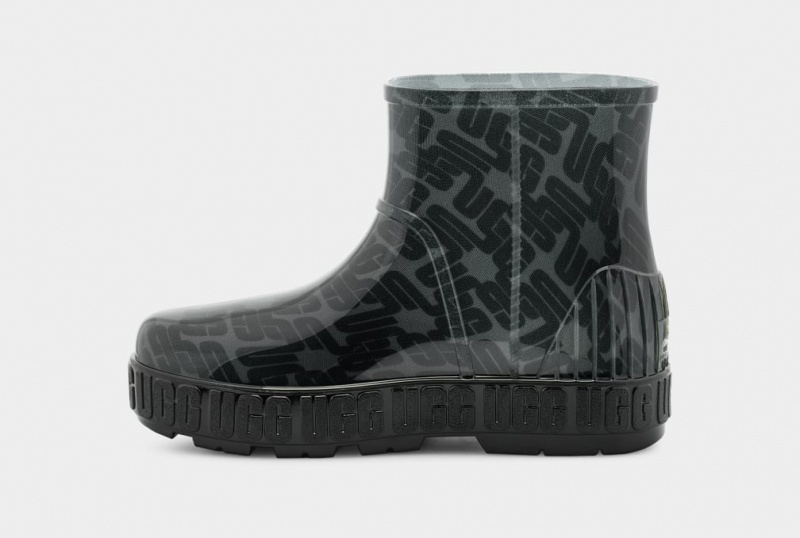 Ugg Drizlita Graphic Monogram Women's Boots Black | JOTUAPW-29