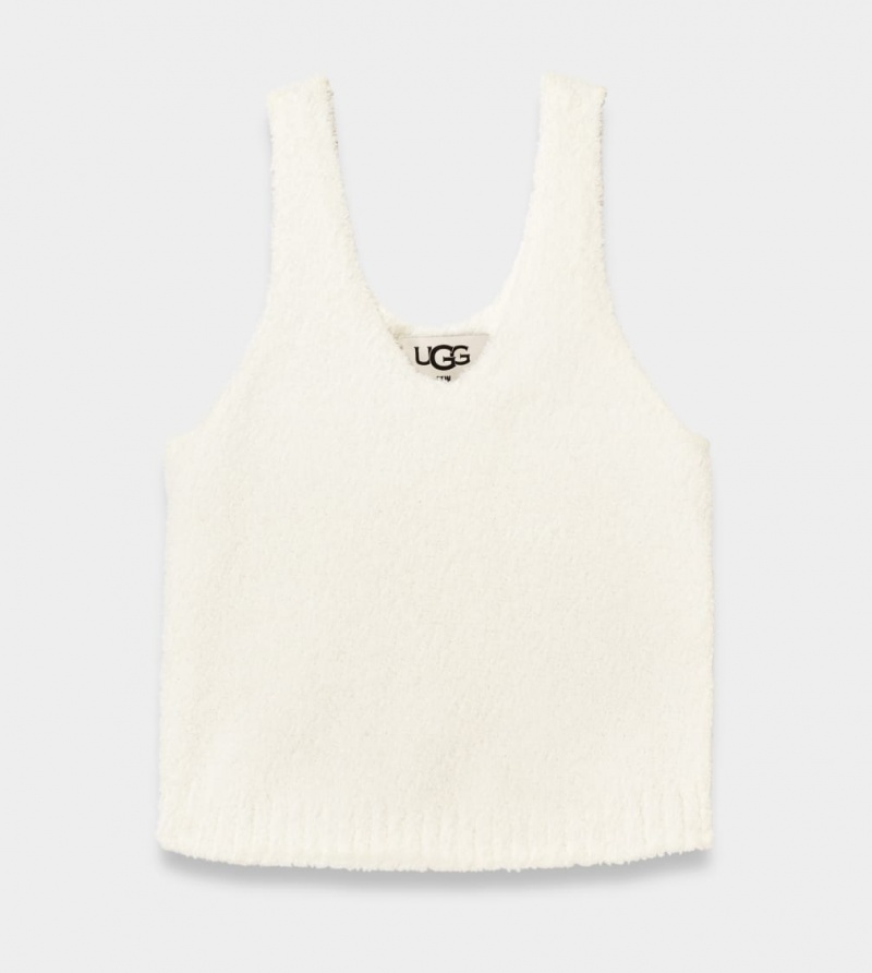 Ugg Dulcie Knit Women's Tops Cream | LMXZUYV-15