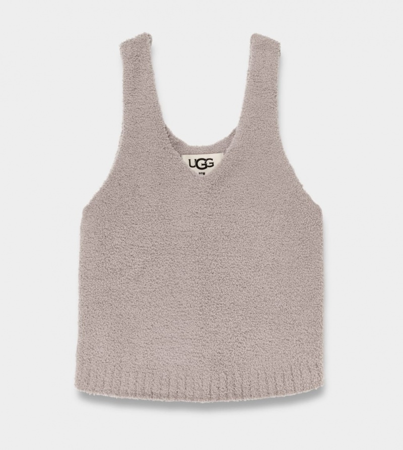 Ugg Dulcie Knit Women's Tops Grey | VXAKYFB-46