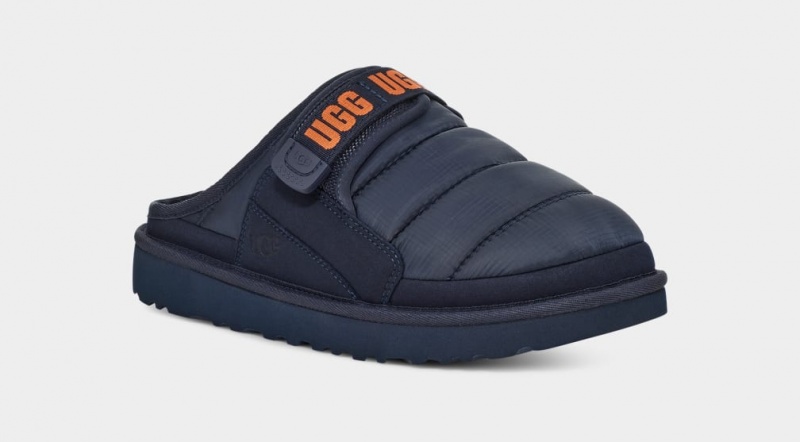 Ugg Dune LTA Men's Slippers Dark Blue / Orange | ZCOGHQS-83