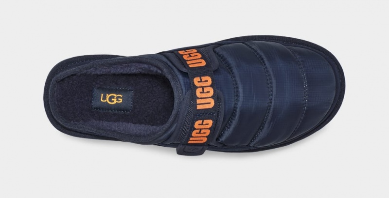 Ugg Dune LTA Men's Slippers Dark Blue / Orange | ZCOGHQS-83