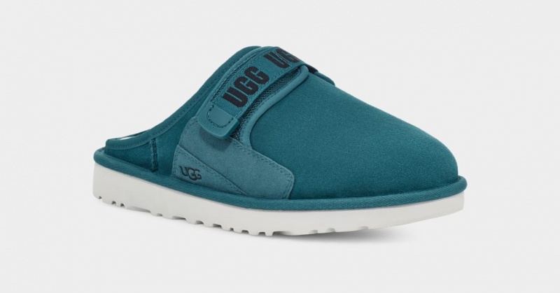 Ugg Dune Men's Slippers Blue | VSEFJAG-10