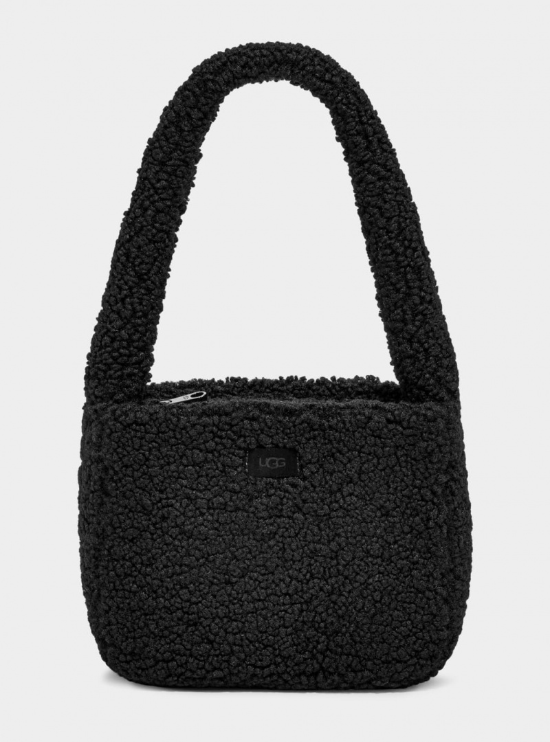 Ugg Edalene Sherpa Women\'s Shoulder Bags Black | LQUXBKI-36