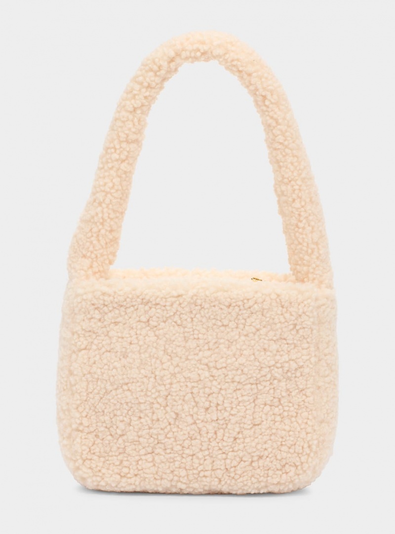 Ugg Edalene Sherpa Women's Shoulder Bags Beige | QLNDEMW-79