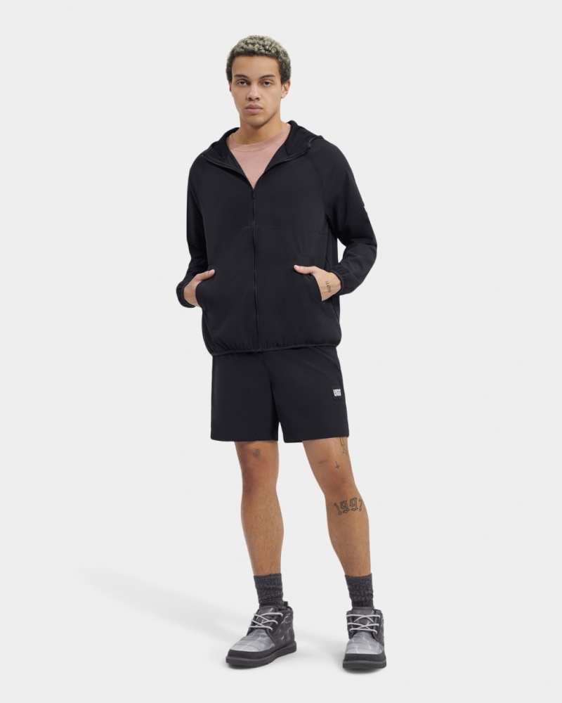 Ugg Edison Men's Sweatshirt Black | VWECDAU-90