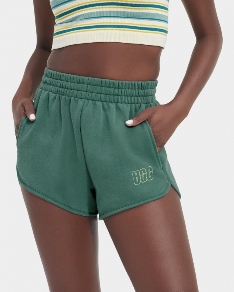 Ugg Elliana Women's Shorts Green | ZSFDJYC-39