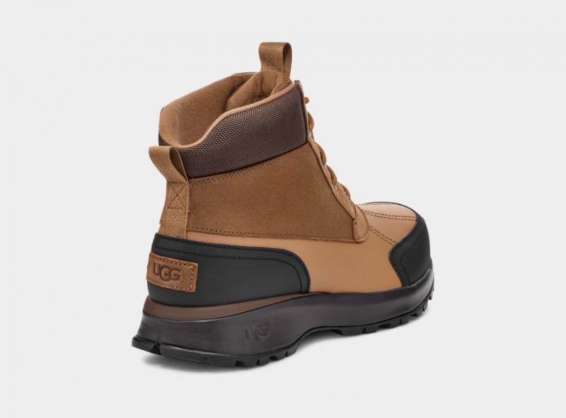 Ugg Emmett Duck Men's Boots Brown | RMKIONL-67