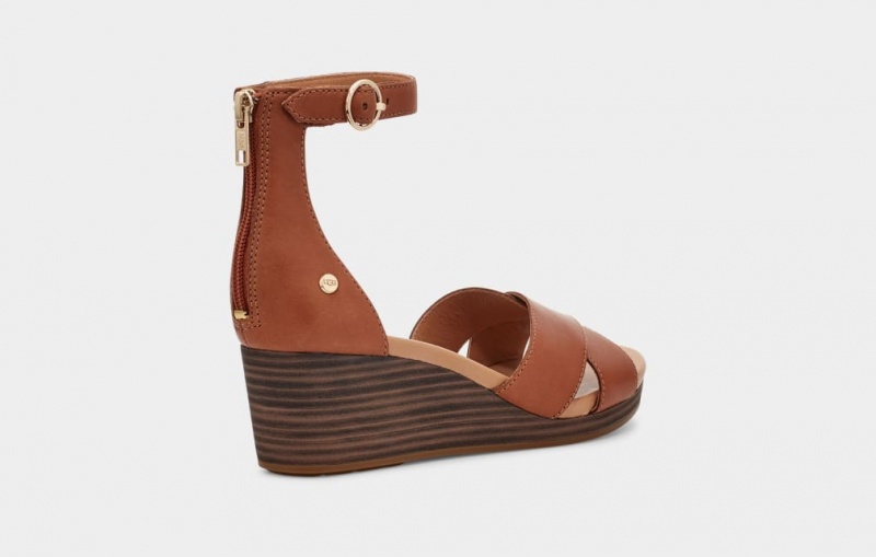 Ugg Eugenia Women's Sandals Brown | JUGOATX-92