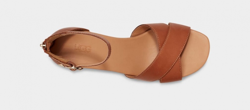 Ugg Eugenia Women's Sandals Brown | JUGOATX-92