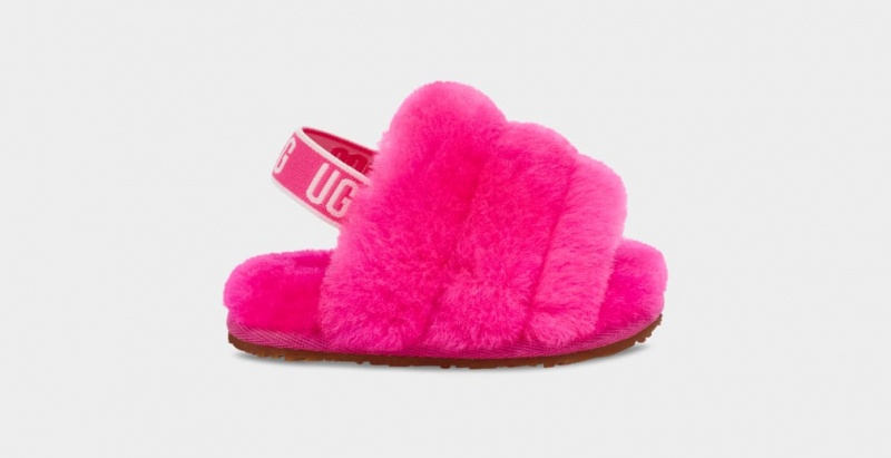 Ugg Fluff Yeah And Lovey Kids' Slippers Rose | OAKPNZH-18