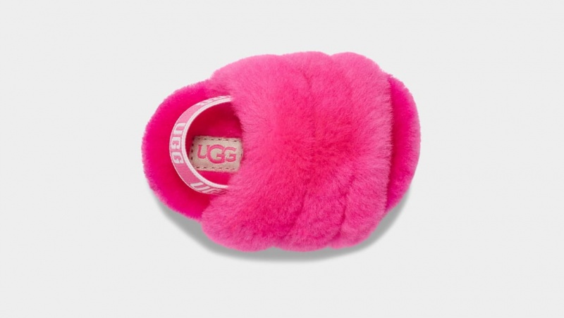 Ugg Fluff Yeah And Lovey Kids' Slippers Rose | OAKPNZH-18