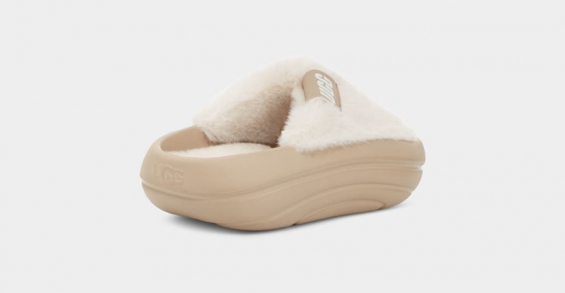 Ugg FoamOplush Women's Slides Mustard | YRZFPMO-47