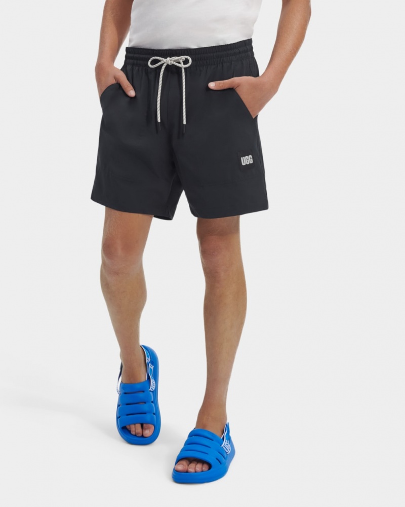 Ugg Freemon Men's Shorts Black | KECRMXS-35