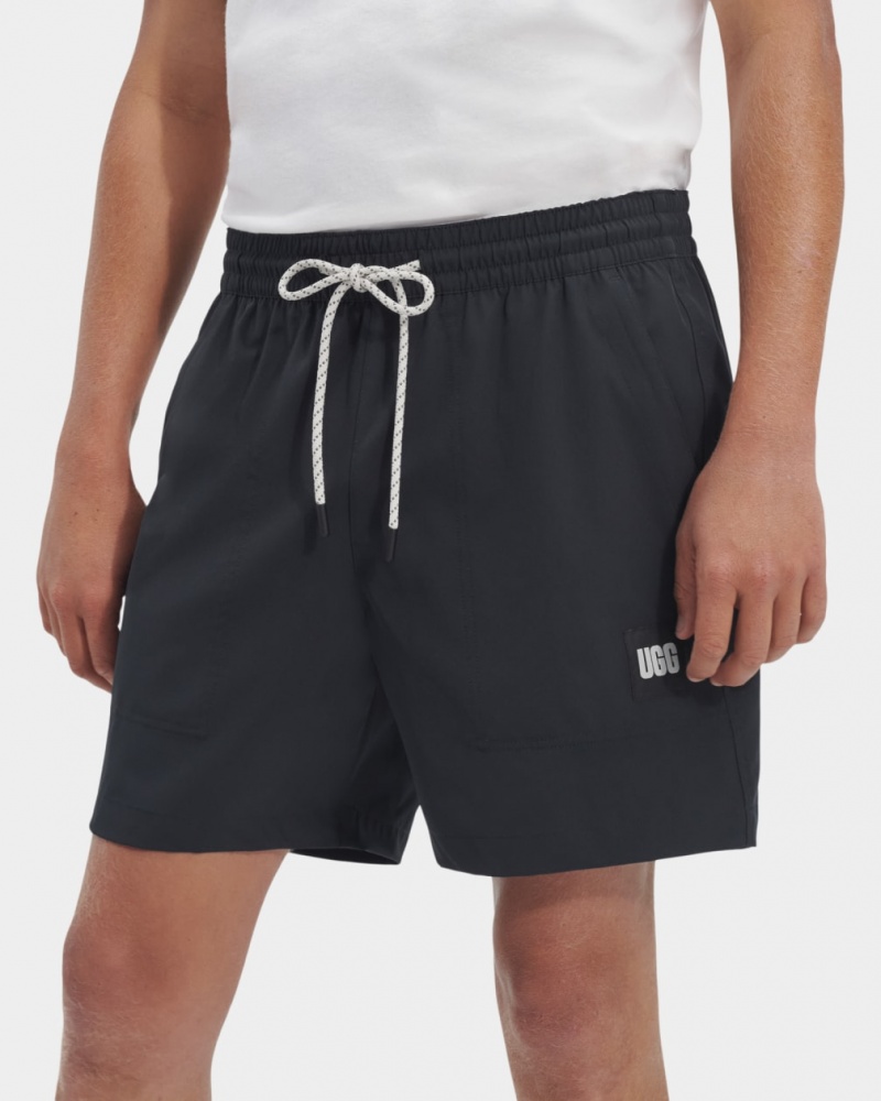 Ugg Freemon Men's Shorts Black | KECRMXS-35