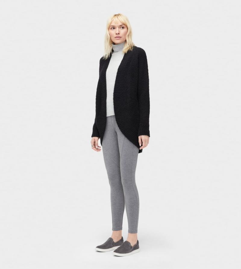 Ugg Fremont Women's Cardigan Black | BILOCVQ-60