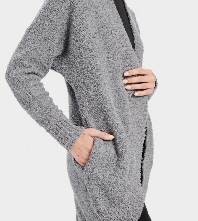 Ugg Fremont Women's Cardigan Grey | QWPABGX-61