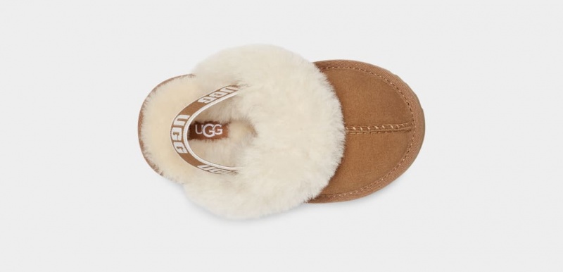 Ugg Funkette Kids' Slippers Brown | LSNZARG-89