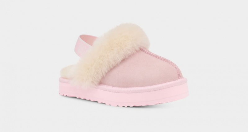 Ugg Funkette Kids' Slippers Pink | IGXYTSC-91