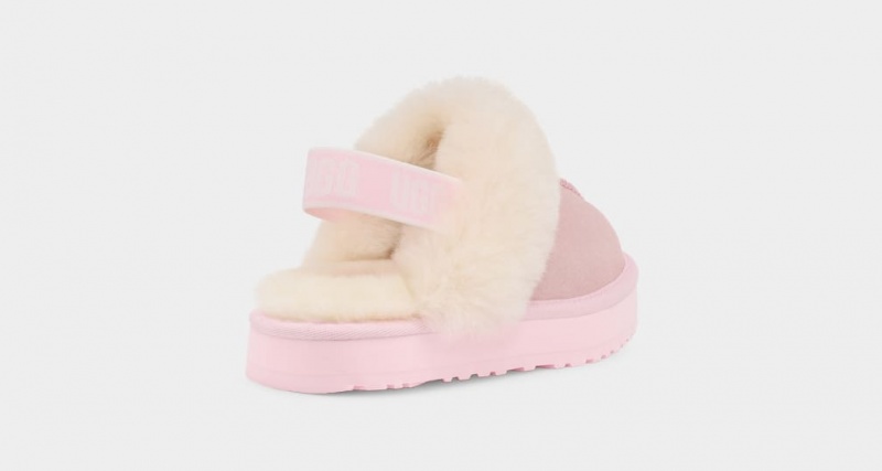 Ugg Funkette Kids' Slippers Pink | IGXYTSC-91