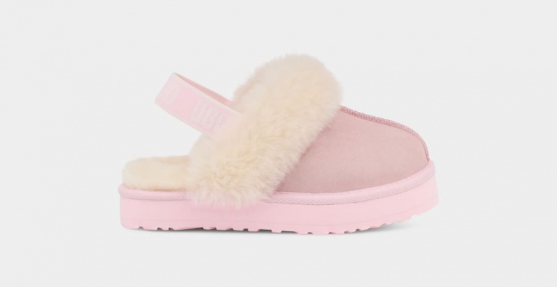 Ugg Funkette Kids\' Slippers Pink | IGXYTSC-91