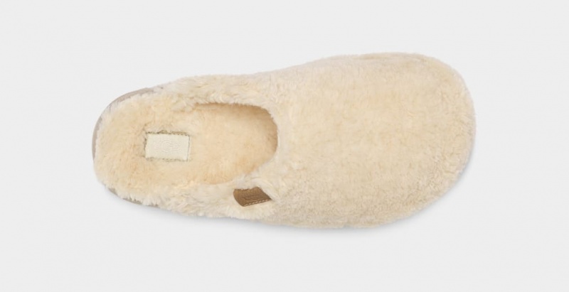 Ugg Fuzz Sugar Women's Moccasins Beige | YQZKEHA-24