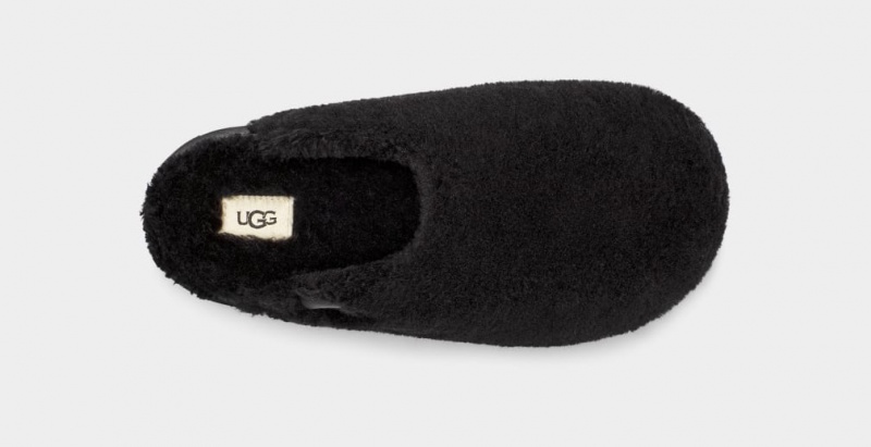 Ugg Fuzz Sugar Women's Slippers Black | EBMXWJI-37