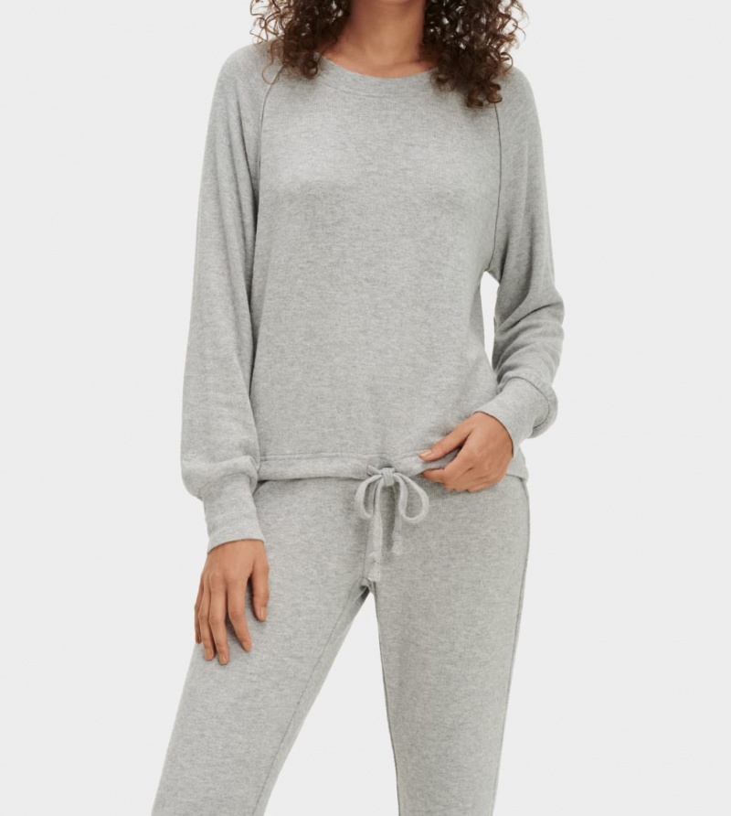 Ugg Gable Set Women's Sleepwear Grey | CMKEAWU-45