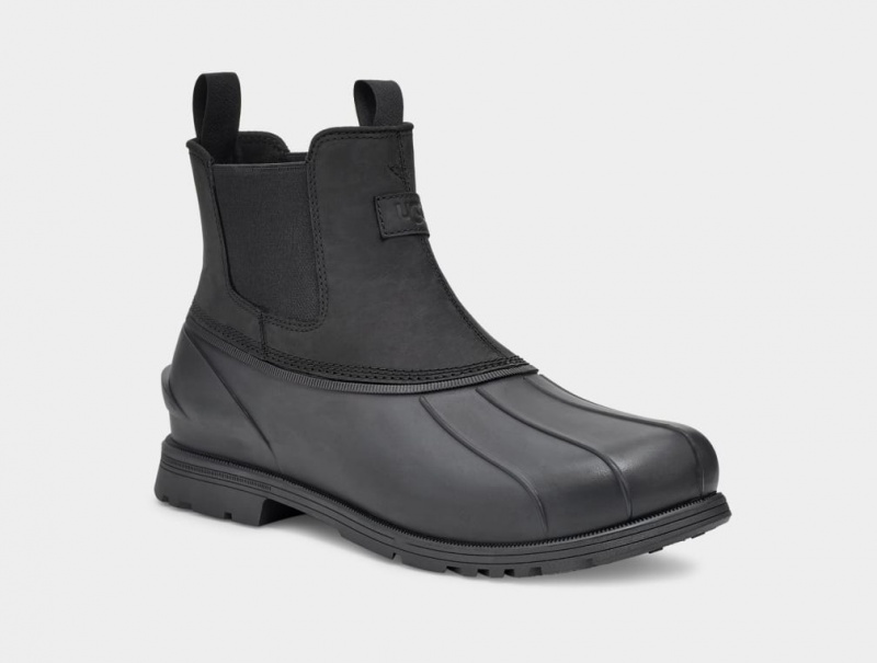 Ugg Gatson Men's Chelsea Boots Black | QCKMVHZ-69