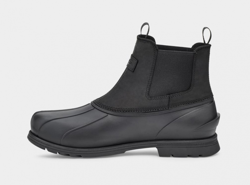 Ugg Gatson Men's Chelsea Boots Black | QCKMVHZ-69