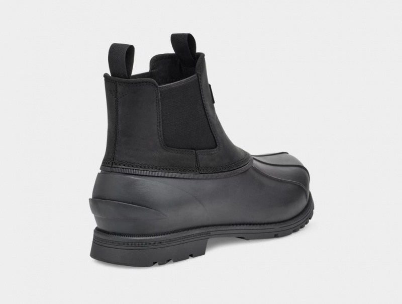 Ugg Gatson Men's Chelsea Boots Black | QCKMVHZ-69