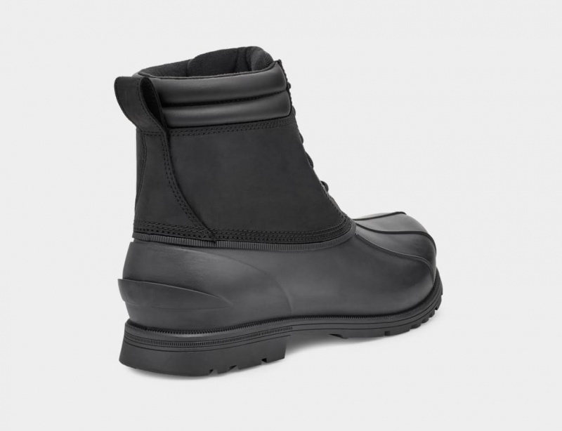 Ugg Gatson Mid Men's Boots Black | HNBGRPL-75