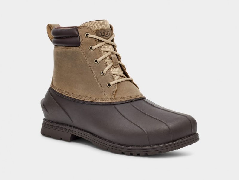 Ugg Gatson Mid Men's Boots Brown | QYEFKJP-52