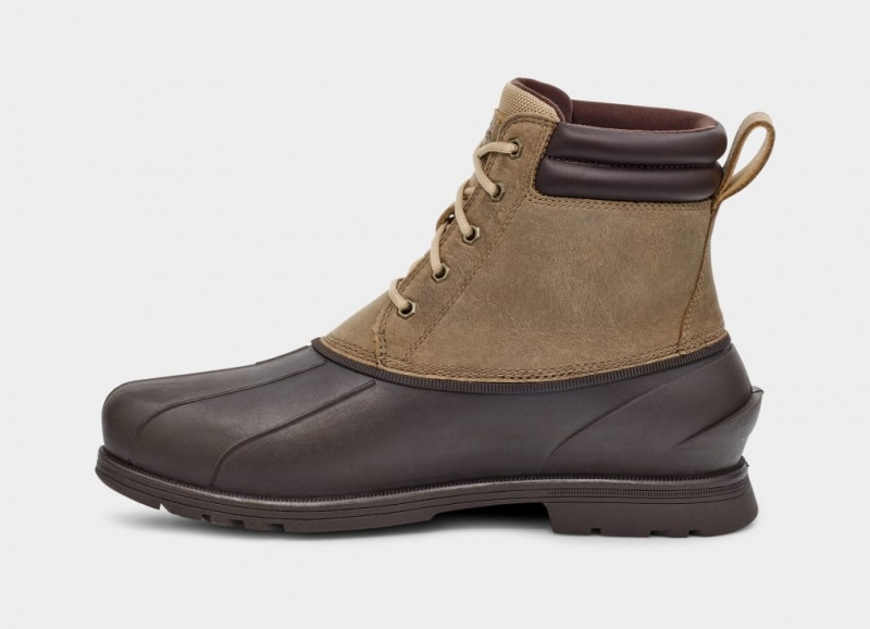 Ugg Gatson Mid Men's Boots Brown | QYEFKJP-52