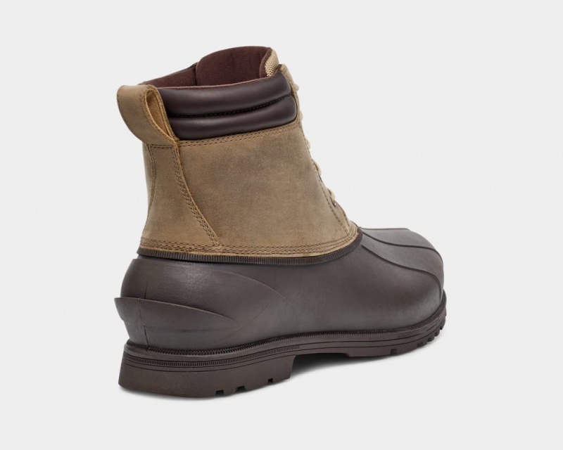 Ugg Gatson Mid Men's Boots Brown | QYEFKJP-52