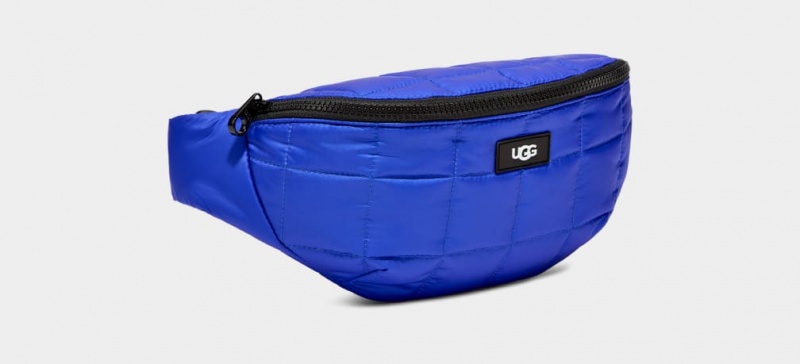 Ugg Gibbs Puff Women's Belt Bags Blue | LOWIVUQ-50