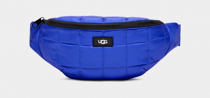 Ugg Gibbs Puff Women\'s Belt Bags Blue | LOWIVUQ-50