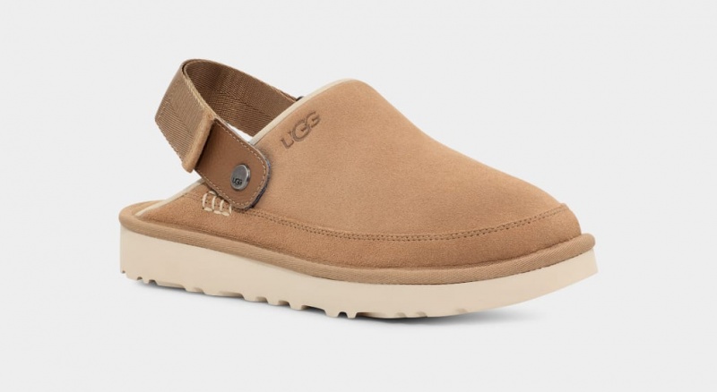 Ugg Goldencoast Men's Sandals Brown | QZBPTOJ-84