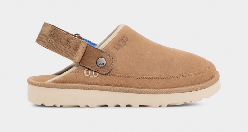 Ugg Goldencoast Men\'s Sandals Brown | QZBPTOJ-84