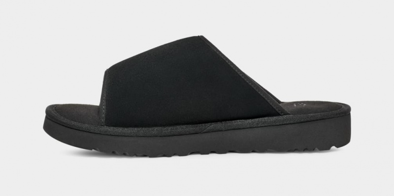 Ugg Goldencoast Men's Slides Black | OKDJTSB-27