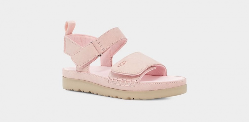 Ugg Goldenstar Kids' Sandals Pink | ADEGJXQ-34