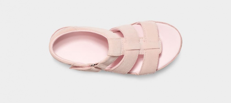 Ugg Goldenstar Strap Kids' Sandals Pink | JXVBCED-28