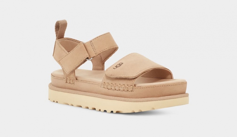 Ugg Goldenstar Women's Sandals Brown | FYOAWHJ-39