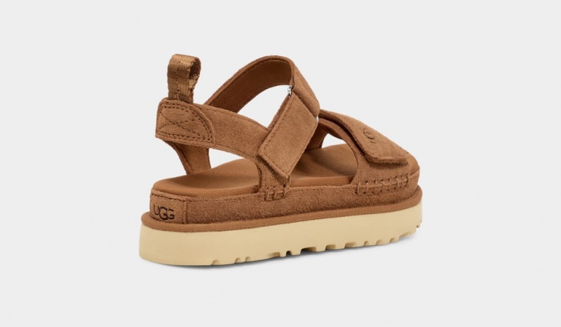 Ugg Goldenstar Women's Sandals Brown | KJTSFUE-93