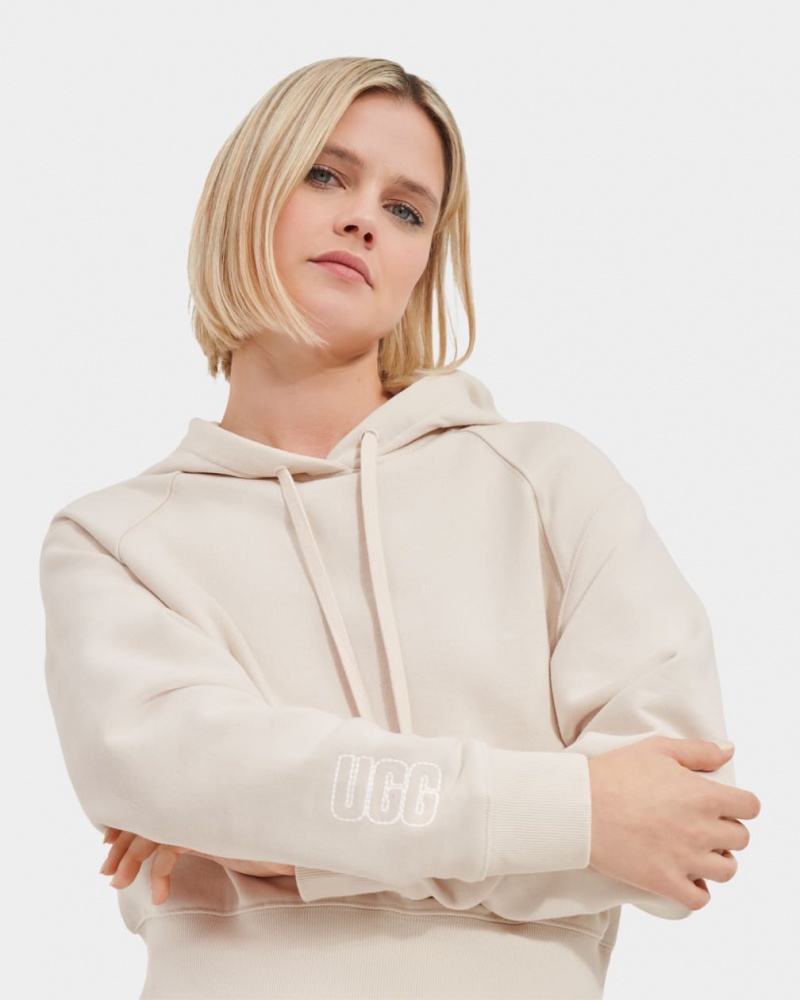 Ugg Helene Women's Hoodie Beige | BEGYJDM-45