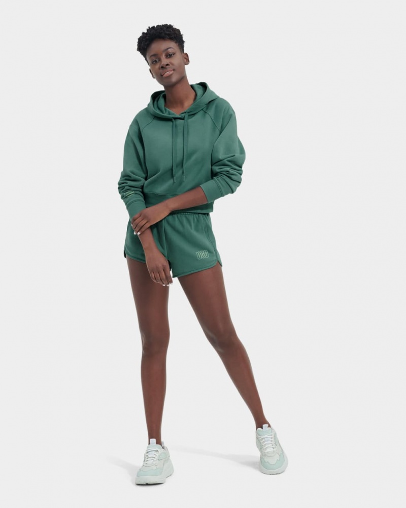 Ugg Helene Women's Hoodie Green | VNQLWCF-10