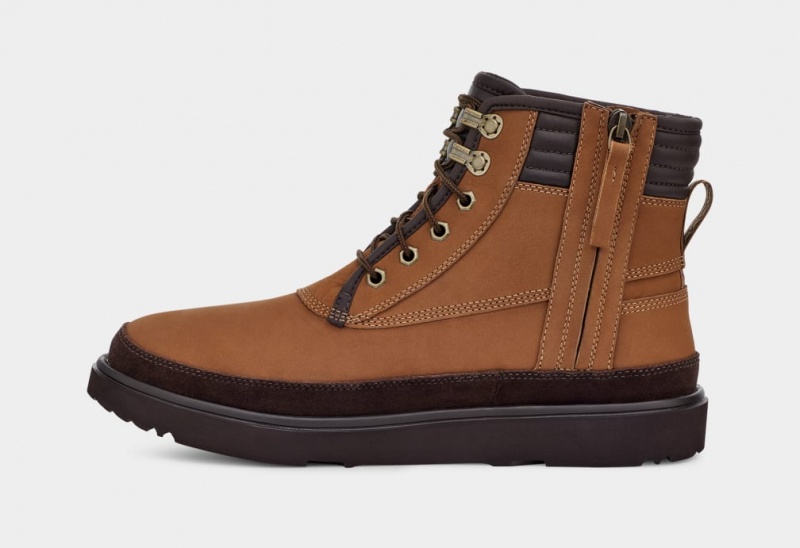 Ugg Highland Sport Utility Weather Men's Boots Brown | AXKBEVN-58