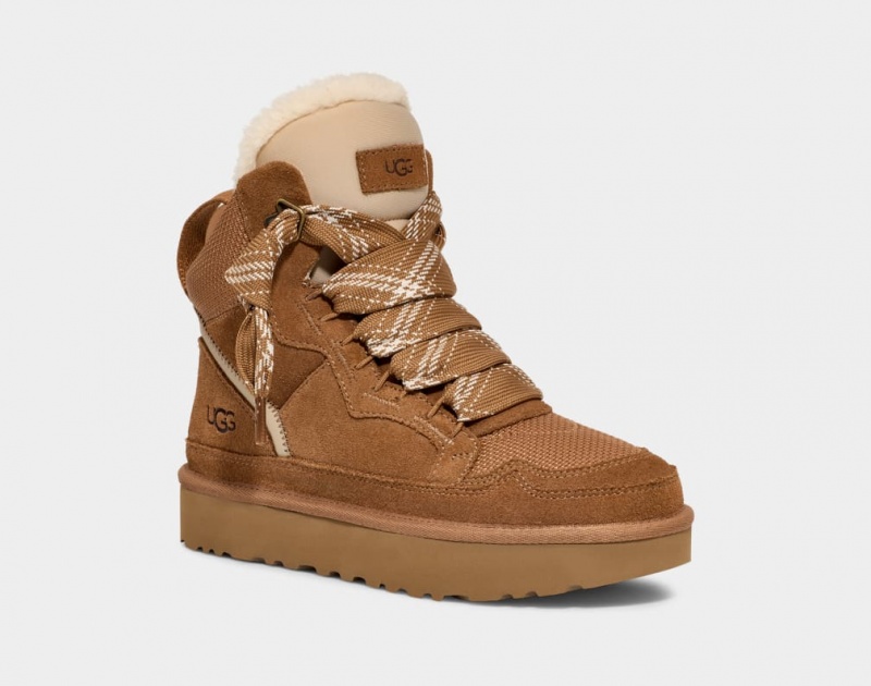 Ugg Highmel Women's Sneakers Brown | AKFELWP-31