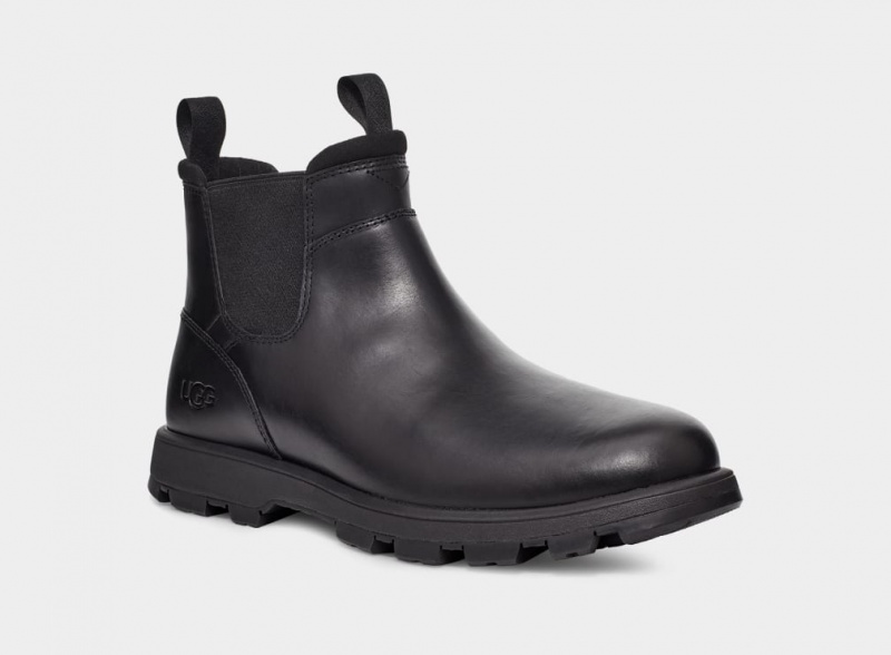 Ugg Hillmont Men's Chelsea Boots Black | CEVQFUD-40