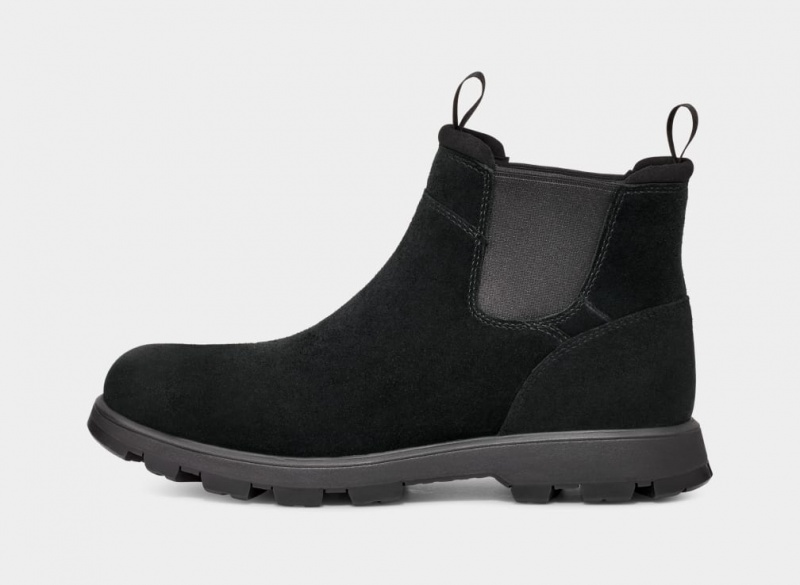 Ugg Hillmont Men's Chelsea Boots Black | HEIDYJU-52