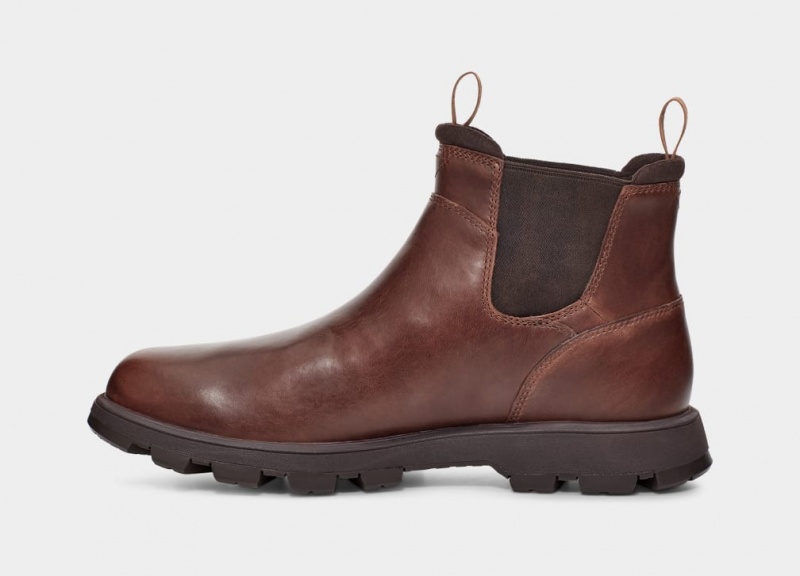 Ugg Hillmont Men's Chelsea Boots Brown | ASDYCOZ-98